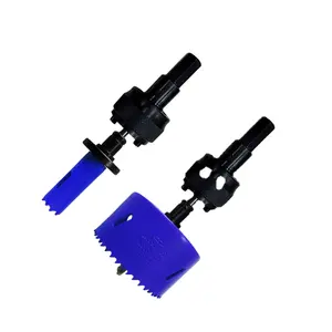 Quick Change Hole Saw Arbor Fits Bi-metal Hole Saw 32mm to 200mm Diameter Power Drill Adapter