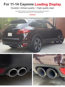 ปลายท่อไอเสียรถยนต์ Sypes สำหรับ2014 2010พอร์ชพริกป่น958-1 <span class=keywords><strong>GTS</strong></span> 304ปลายท่อกลมสเตนเลสสตีล - Product Image 4