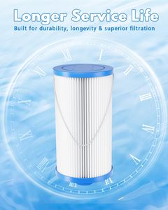États-Unis Cartouches de filtre de remplacement universelles pour piscine, lot de deux, certifiées NSF 50, 42 pieds carrés Compatible avec Pure N Clean <span class=keywords><strong>PC</strong></span>-2402 - Product Image 3