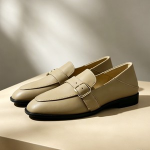 Factory Direct Sale Customized High Quality Unique Design Genuine Leather Shoes <b>Flat</b> Shoes Ladies - Product Image 4