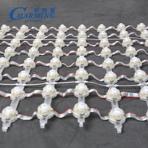 P55屋外<span class=keywords><strong>LED</strong></span>メッシュスクリーンIP65防水70% 透明フレキシブル設置建物ファサード & 広告 - Product Image 1