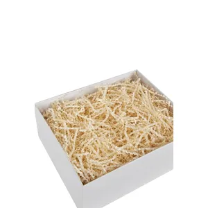 Eyelash <b>Paper</b> Cream-Colored Zigzag <b>Shredded</b> 100g Virgin Pulp Recyclable Custom Size Wedding Christmas Stickers Made in Canada - Product Image 2