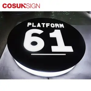 3D led Vacuum thermoforming outdoor scrolling light box