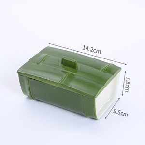 Vaisselle de cuisine japonaise en imitation bambou, bols et assiettes créatifs pour restaurant, hot pot, hôtel, sukiyaki, pour servir les légumes - Product Image 3