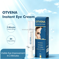 Crème pour les yeux biologique anti-rides hydratante et nourrissante pour les ridules et les poches sous les yeux, marque privée