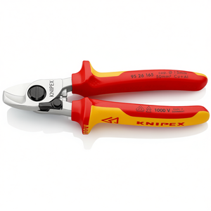 Knipex Cable Cutter 165mm 1000V Insulated For Copper And Aluminum <b>Wire</b> Cutting - Product Image 3