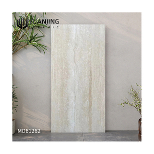 Mới <span class=keywords><strong>travertine</strong></span> nóng tự nhiên shapedend trang trí gạch sảnh khách sạn trung tâm mua sắm văn phòng kết cấu đá vôi loạt sứ gạch - Product Image 6