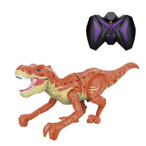 Vente chaude Électrique Tyrannosaurus Rex Animatronic Dinosaur Télécommande avec Spray Simulation Walking Lights et Musique - Product Image 1