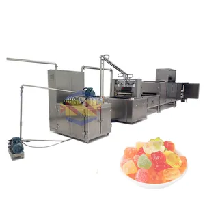 Small automatic fruit flavor jelly soft gummy depositor machine for candy suppliers