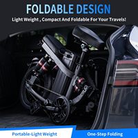 Vélo électrique pliable, vélo électrique à pneus larges 14 x 2,12 pour adultes, moteur de 700 W de puissance maximale avec batterie amovible, vitesse maximale de 25 mph, autonomie de 30 miles
