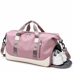 Bolsa de Viaje Deportiva de Gran Capacidad con Compartimento <span class=keywords><strong>para</strong></span> Zapatos, Funda <span class=keywords><strong>para</strong></span> Trolley, Bolsa de Fin de Semana, Bolsa de Entrenamiento - Product Image 1