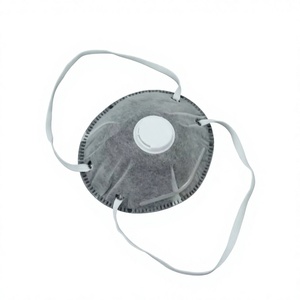 Masque jetable certifié CE <span class=keywords><strong>FFP2</strong></span> KN95 respirateur anti-poussière de sécurité industrielle avec valve d'expiration certifié EN149 - Product Image 3