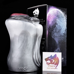 เครื่องช่วยสำเร็จความใคร่ชายแบบสองช่องทาง YOCY รูปทรงม้า ช่องคลอดและทวารหนัก สำหรับกระตุ้นอวัยวะเพศชาย ถ้วยช่วยสำเร็จความใคร่ ช่องคลอดเทียม - Product Image 6