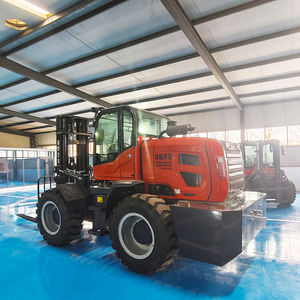 מלגזה זול דיזל חיצוני terran מלגזה מחוץ לכביש 5 טון כל השטח מלגזה 4 x4 עם מנוף קבצים מצורפים - Product Image 1