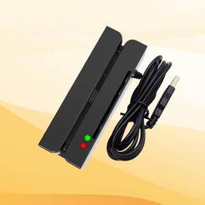 Effon MSR100-<strong>IC</strong> Single Slot Built-in USB Card <strong>Reader</strong> Read Magnetic Stripe <strong>IC</strong> <strong>Chip</strong> Card SD/TF Memory Card Compact Plastic Housing - Product Image 1