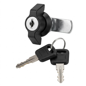 Serrure de meuble en alliage de zinc, poignée en T 90 °   Clé rotative pour loquet de porte de placard de rangement - Product Image 3