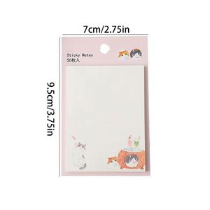 Creative Exquisite Cute <b>Sticky</b> <b>Notes</b> Memo Notebook Essential Back-to-School Office Supply Perfect Paper Reminder Diary for Gift - Product Image 2
