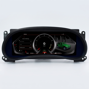 จอ LCD ดิจิตอลสำหรับรถยนต์ Jeep Wrangler JK ปี 2011-2017 พร้อมระบบนำทาง GPS แบบแฮนด์ฟรี ระบบ Linux แบบเสียบใช้งานได้ทันที เครื่องเล่นสเตอริโอพร้อมมาตรวัดความเร็วบนแผงหน้าปัด - Product Image 1