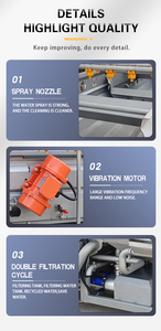 Dây Chuyền Chế Biến Rau Và Salad Tự Động Hoàn Chỉnh Để Cắt Rửa Cân Sấy Khô Rau Diếp Lá - Product Image 4