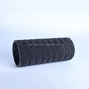 高品质3D HDPE黑色塑料透水弯曲网格管材批发低供货价格