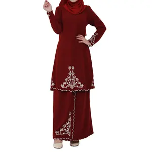 2 Pieces Set Skirt Malaysia Traditional Muslim Wear Women Islamic Clothing moroccan Abaya