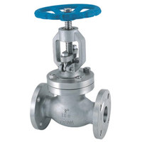Vanne à soupape à corps en acier inoxydable SS304 SS316 avec siège métallique et bride