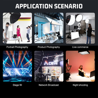ZSYB Y1000R Nouveau produit 2700K-6500K Lumière vidéo LED professionnelle 200-240V RGB Éclairage audio vidéo Lumières de caméra