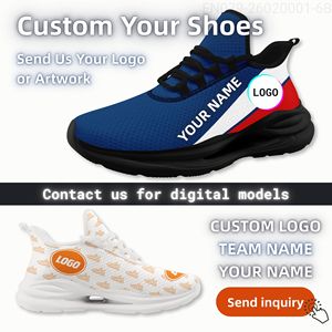 Chaussures de course décontractées personnalisées pour hommes, baskets de sport respirantes pour la marche en extérieur hommes femmes FN079-26020001-6 - Product Image 3