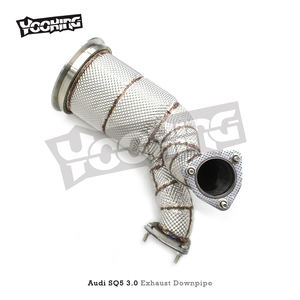 Tuning échappement catted tuyau de descente pour Audi <span class=keywords><strong>SQ5</strong></span> FY 3.0T 2017-2023 <span class=keywords><strong>prix</strong></span> de gros en acier inoxydable en-tête catalyseur tuyaux d'échappement - Product Image 6