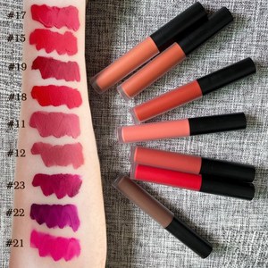 Brillo <span class=keywords><strong>Labial</strong></span> de terciopelo, cosmético en 24 colores, marca privada - Product Image 3