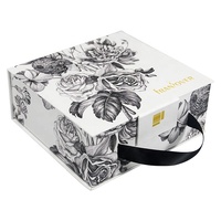 Caja de Regalo Magnética Rígida Personalizada con Asa, Caja de Embalaje de Papel de Lujo, Fabricante de Cajas de Regalo Plegables con Logotipo Personalizado