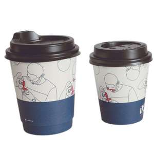 Vasos de papel para manualidades de doble pared desechables, respetuosos con el medio ambiente, 10oz, 12oz, 16oz, logotipo personalizado, relleno en caliente, bebidas carbonatadas, Tequila - Product Image 5