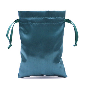 Bolsas de Embalaje Pequeñas de Satén Rosa con Cordón, Bolsas Personalizadas de Almacenamiento para Pelucas de Satén con Logotipo, Bolsas de Regalo Personalizadas - Product Image 5
