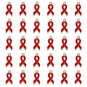 30 قطعة CCB الذهب اللون سرطان الثدي شريط التوعية سحر استرخى سحر المينا ل سوار أوربي مجوهرات النتائج DIY - Product Image 6