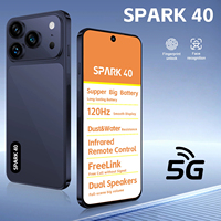 SPARK 40 Versión Global, Teléfono Inteligente 5G con Doble SIM, Pantalla de 7.3 Pulgadas, Batería de Más de 2499 mAh, Deca Core, Android 8.1, 78MP+108MP, Desbloqueo Facial
