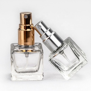 Luxury Perfume Spray Bottle 8ml 10ml Mini Glass Perfume Bottle Atomizer Small Square Travel Perfume Bottle
