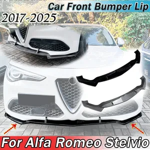 Pour Alfa Romeo Stelvio 2017-2025 – Lame de protection inférieure de pare-chocs avant, diffuseur, kit carrosserie, accessoires extérieurs automobiles - Product Image 1