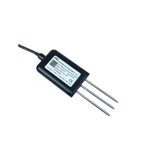 Medidor de sonda de sensor de humedad de suelo de salida RS485 de alta precisión 316L para agricultura, alta precisión, para invernadero