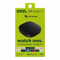 Boîtier TV intelligent Onn 4K Android 13, décodeur 4K Quad Core, connectivité 5G, 8 Go 128 Go, télécommande vocale pour lecteur multimédia en streaming