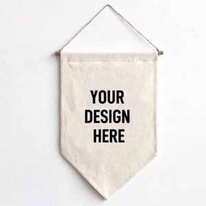 ธงผ้าใบคุณภาพสูงสำหรับแขวนผนัง ออกแบบโลโก้ได้ตามต้องการ ขนาดตามสั่ง ธงผ้าลินิน ธงสามเหลี่ยม ธงแขวนรถยนต์ขนาดเล็ก - Product Image 2