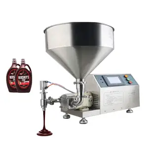 Automatic Food Thick Garlic Tomato Paste Quantitative Injection Filling Machine