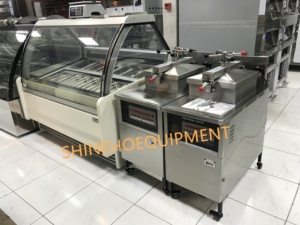 เครื่องทอดแบบใช้แก๊สพร้อมตัวกรองสำหรับ<span class=keywords><strong>ทอด</strong></span>ไก่ทอดใช้ในเชิงพาณิชย์เครื่องทอดแบบมืออาชีพ - Product Image 4