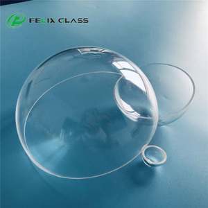 โดมกระจกแซฟไฟร์ออปติคอล FELIX D100 มม., ฝาครอบโดมกระจกแซฟไฟร์ทรงครึ่งวงกลมสำหรับกล้องวงจรปิด - Product Image 4