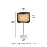 Post moderne luxe moderne minimaliste lampe de chevet lumière atmosphérique luxe chaud rétro créatif chambre protection des yeux lampes de bureau