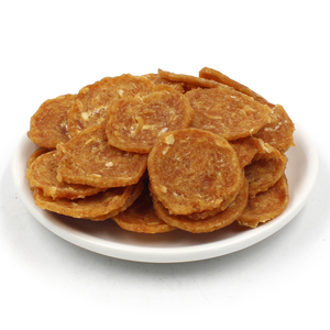 Rebanadas Finas de Pollo Crujiente, Golosinas y Alimentos para Perros y Gatos, Alto Contenido de Proteínas, Bajo en Grasas, Sabor a Pollo, Bocadillos para Mascotas, Golosinas para Gatos - Product Image 1