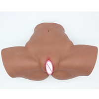Vente directe usine – Modèle de poupée réaliste marron à texture peau, avec hanches moulées, jouet de masturbation pour adulte, jouet sexuel
