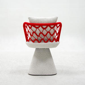 Fauteuil inclinable pivotant de style national pour chambre, salle à manger, hôtel, balcon, tabouret de coiffeuse - Product Image 5