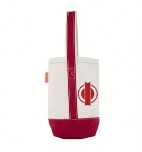 Lilalila Factory Eco-Friendly Durable Canvas Wine Tote with Zipper Closure Customizable Color for Wine Bottles - Product Image 1