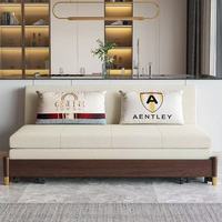 Direkt vom Hersteller Anpassbares Modernes Klappbares Ausziehbares Verstellbares Sofa-Bett mit Stauraum aus Metall und Stoff für das Wohnzimmer