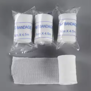 Bande élastique respirante médicale de haute qualité PBT pour rouleau de pansement de gaze de soins de plaies de premiers soins - Product Image 4